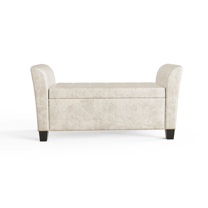 Verona Window Seat Oyster Crushed Velvet