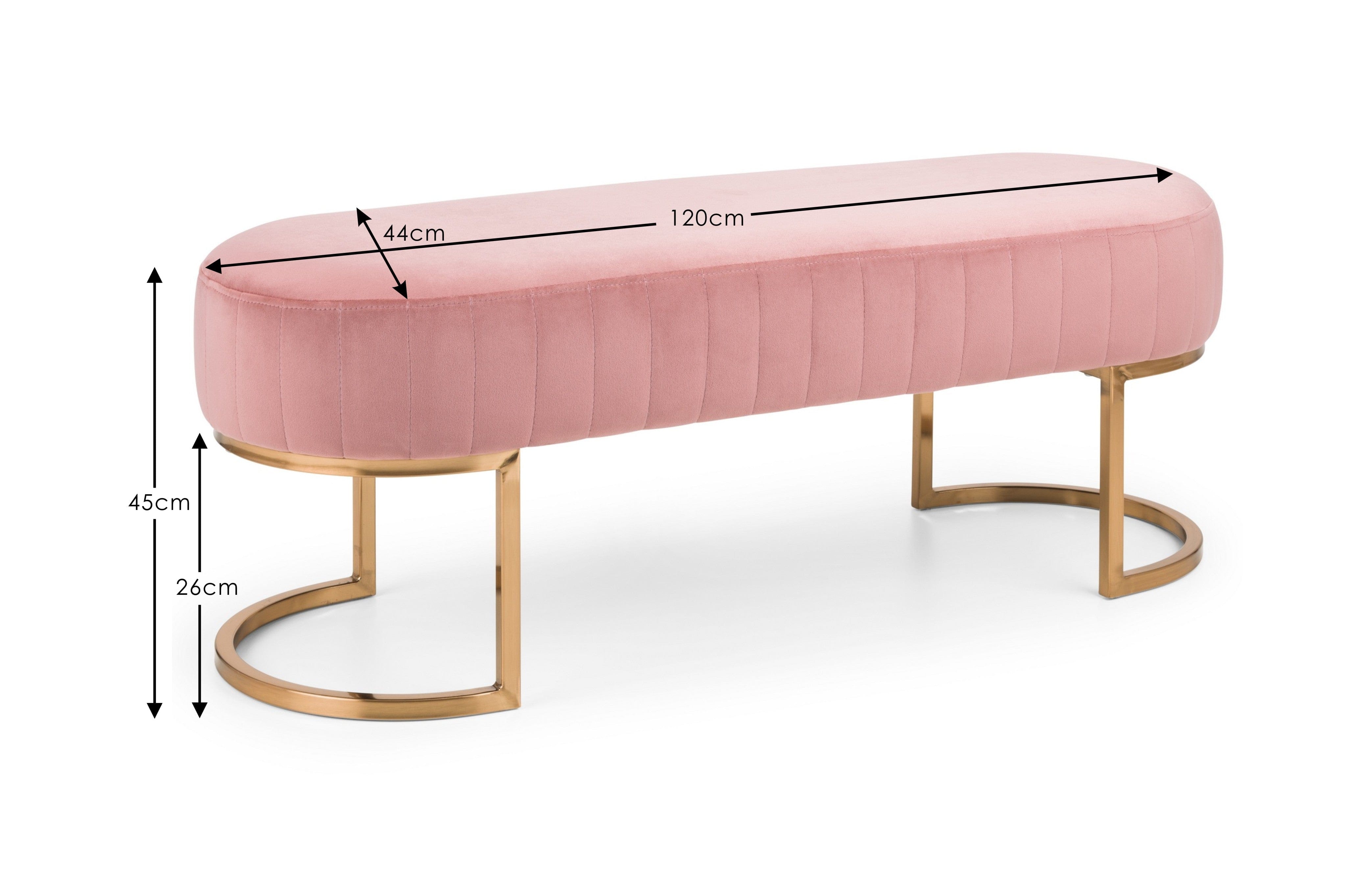 Harrogate Bench - Pink