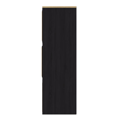 Kube 3X3 Storage Kube Black/Medium Oak