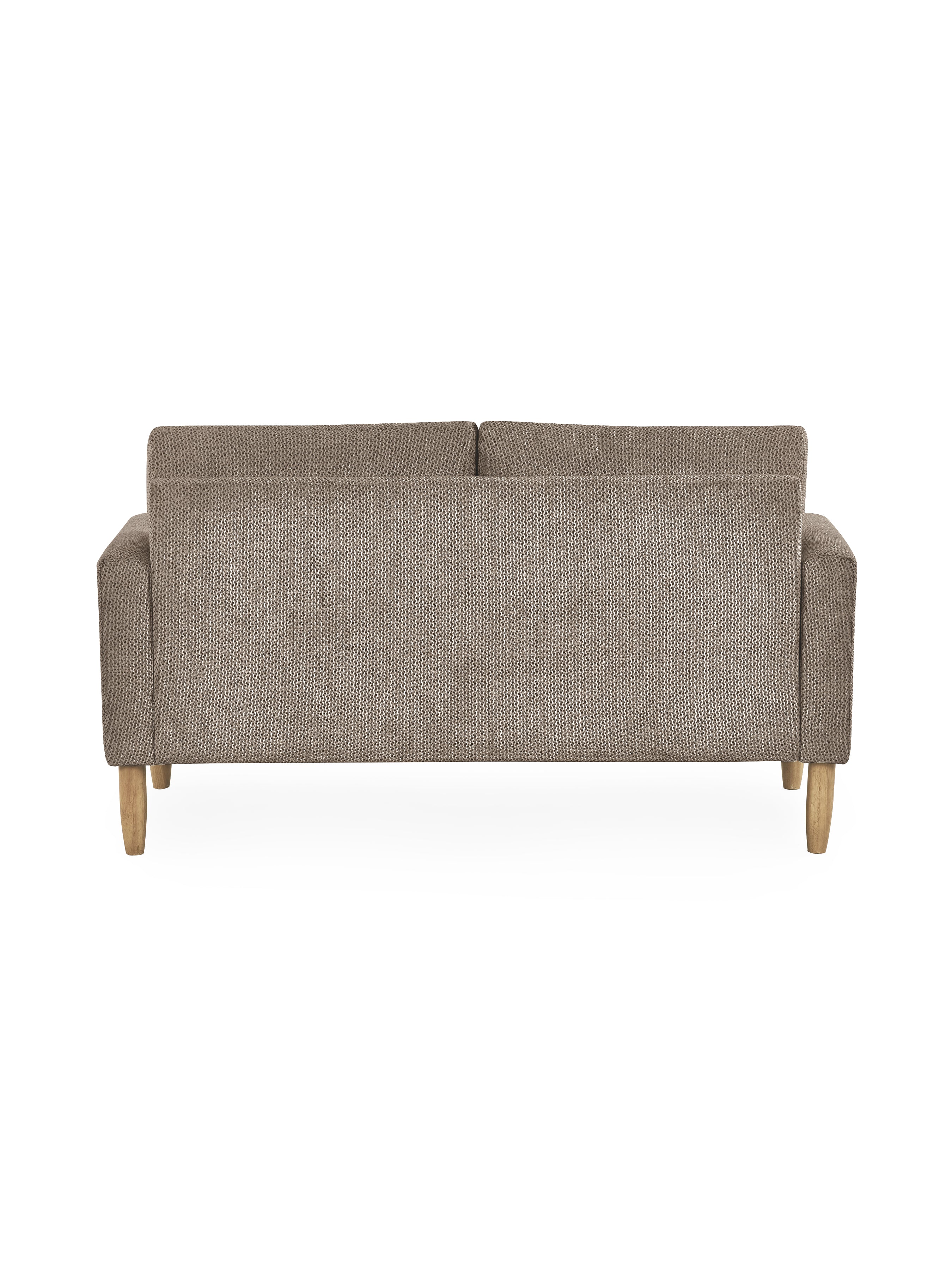 Daisy Coyote Grey Chenille Upholstered Compact 2 Seater Sofa