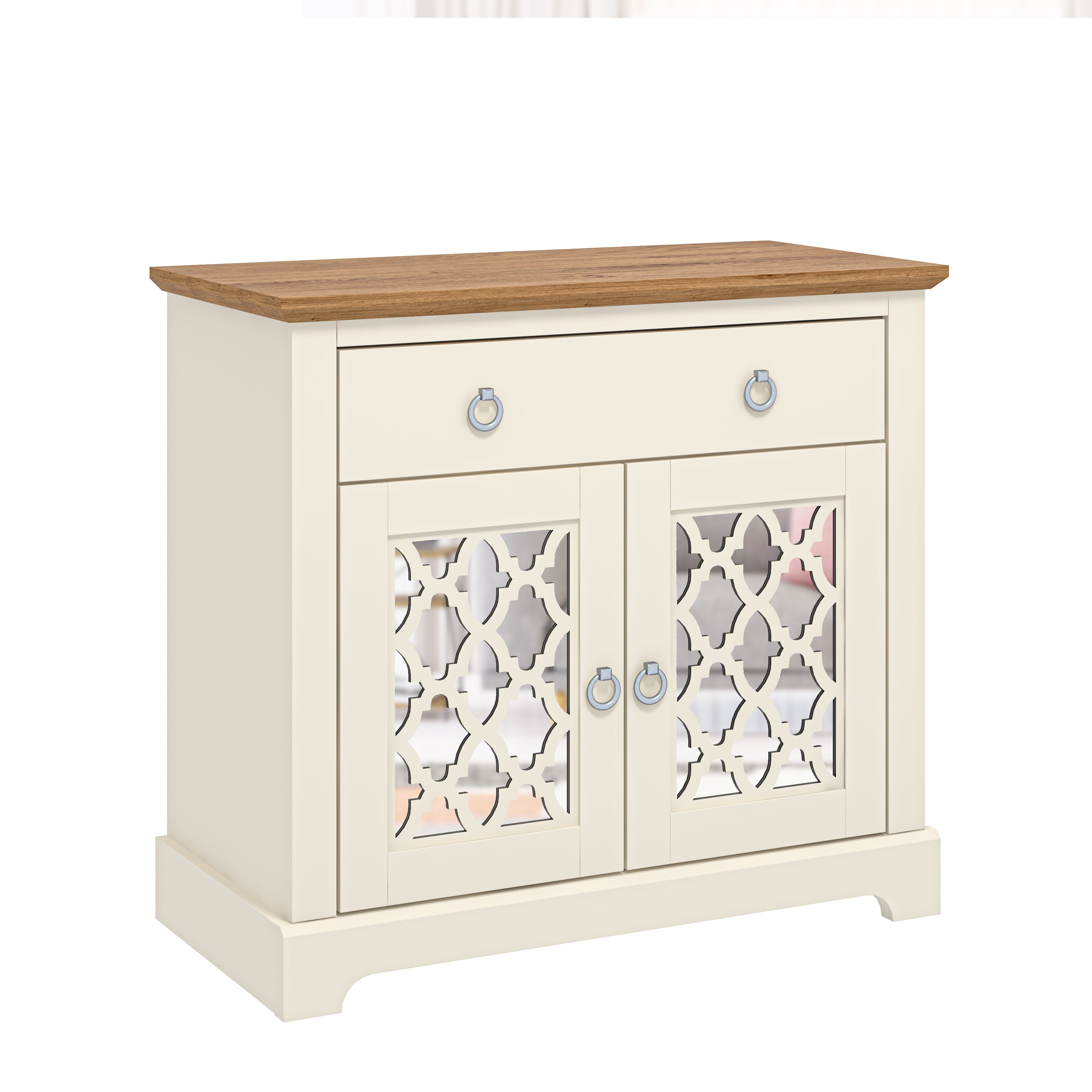 Honiton 2 Door 1 Drawer Sideboard Ivory