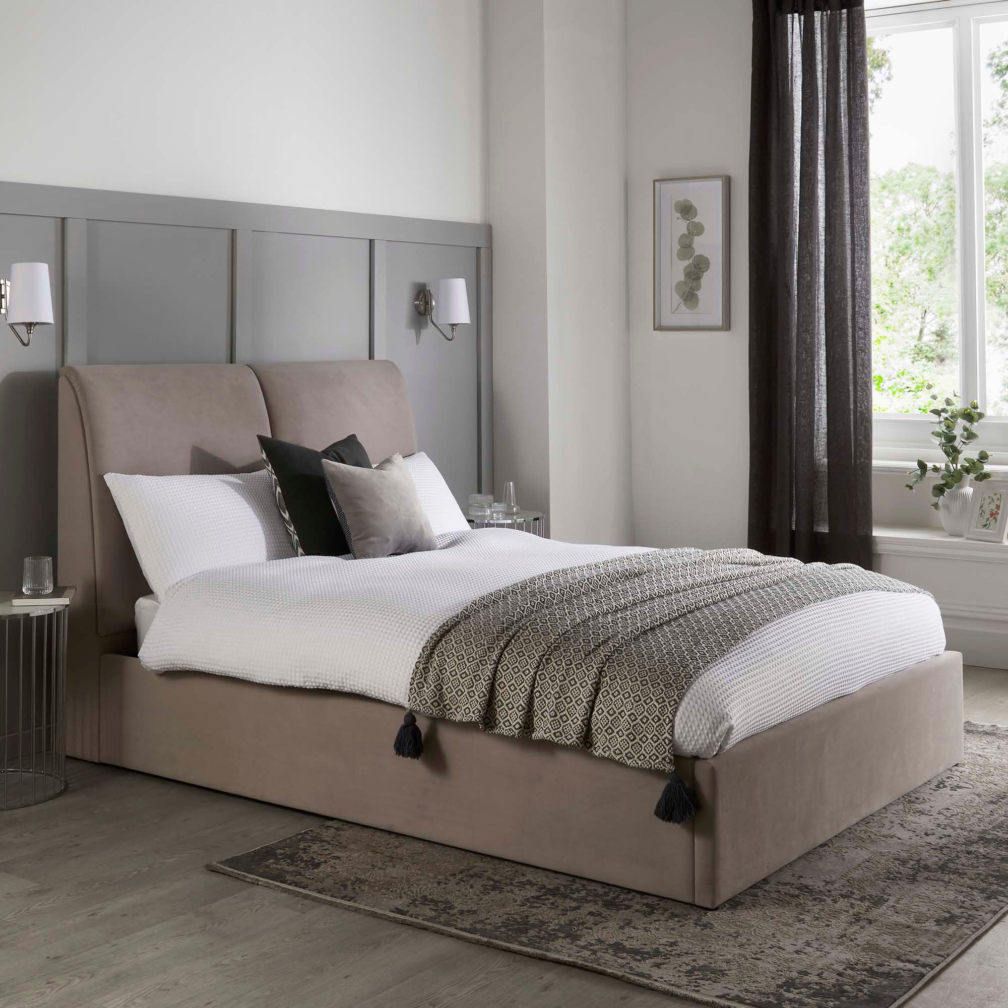 Montrel Ottoman Bed - Natural
