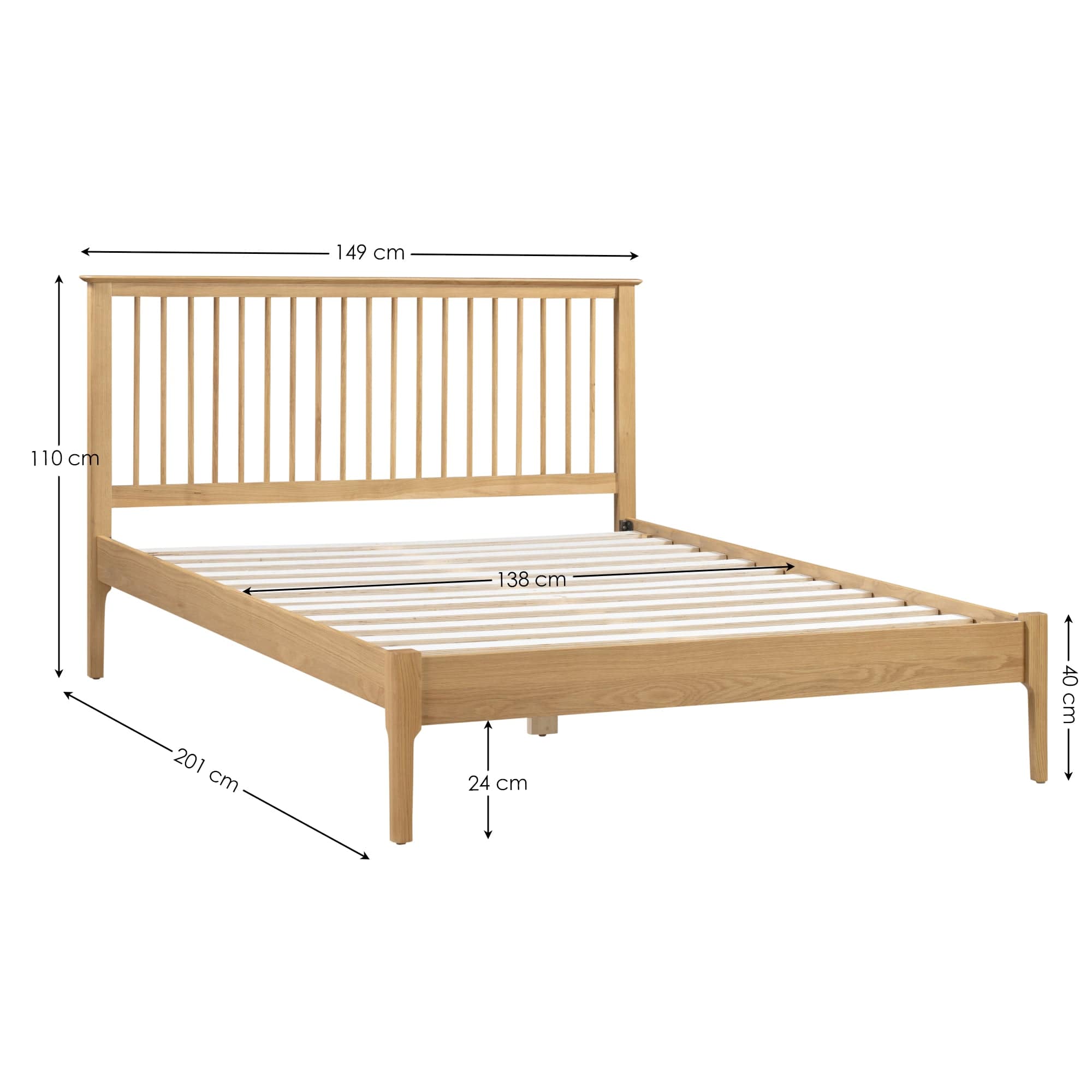 Cotswold Oak Bed Frame