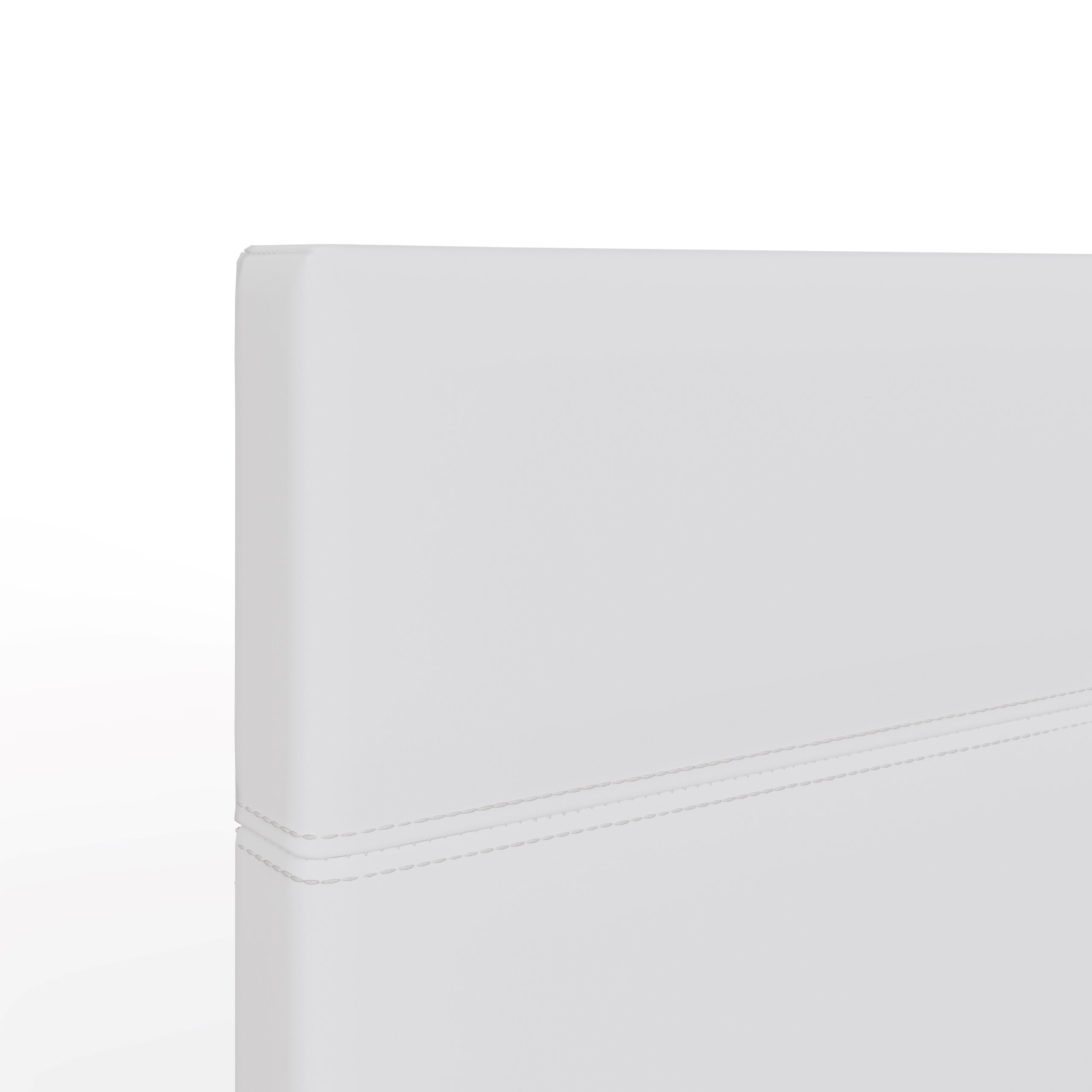 End Lift Ottoman Bed White