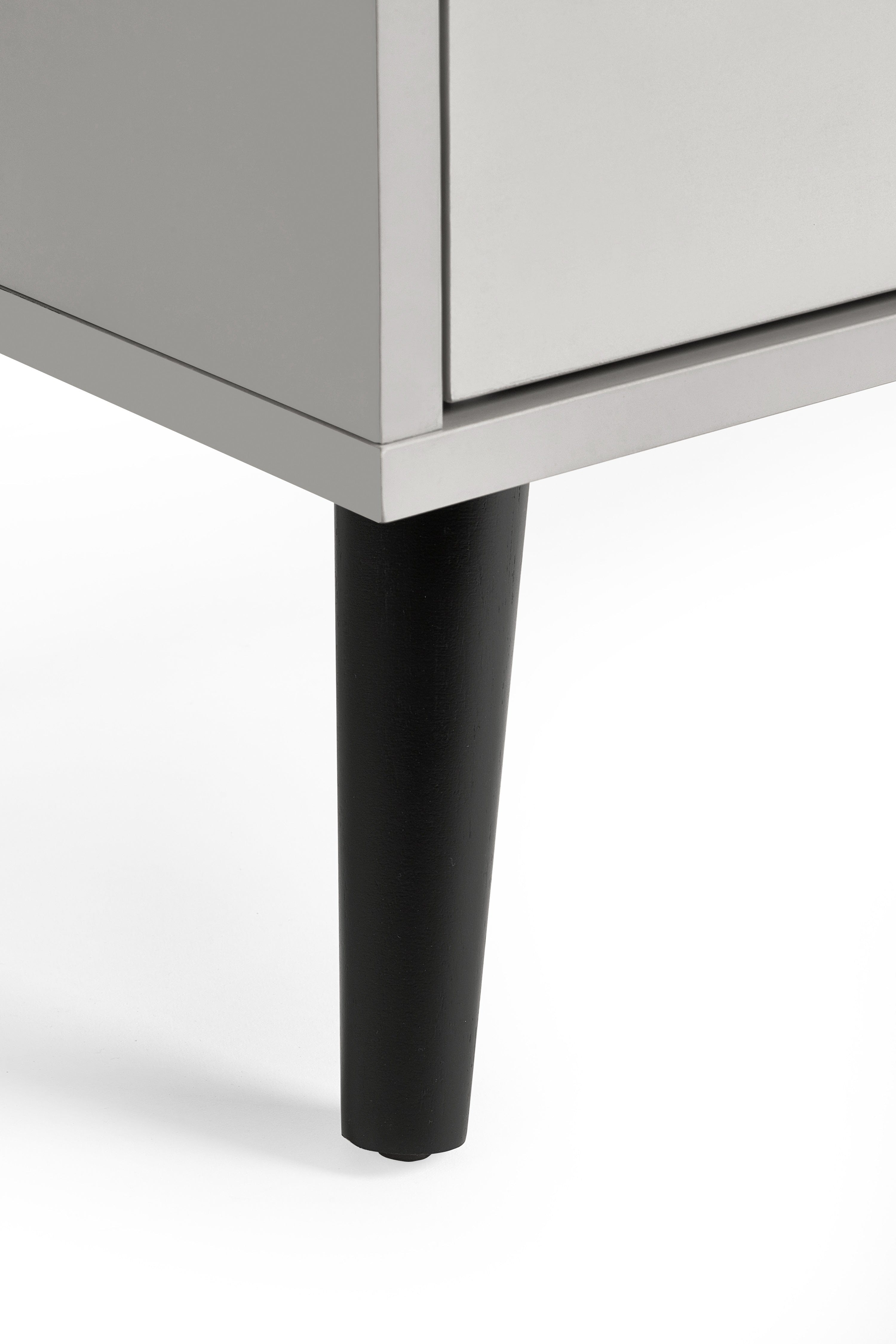 Alba 2 Drawer Bedside - Silk Grey