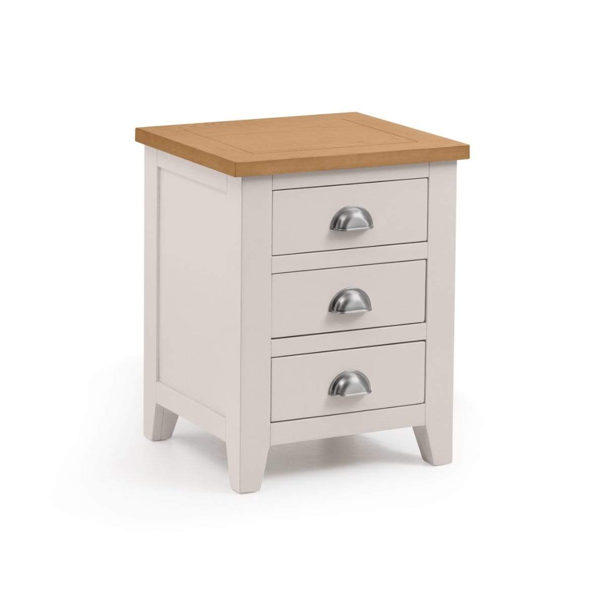 Julian Bowen Bedside Cabinet Richmond 3 Drawer Bedside Bed Kings