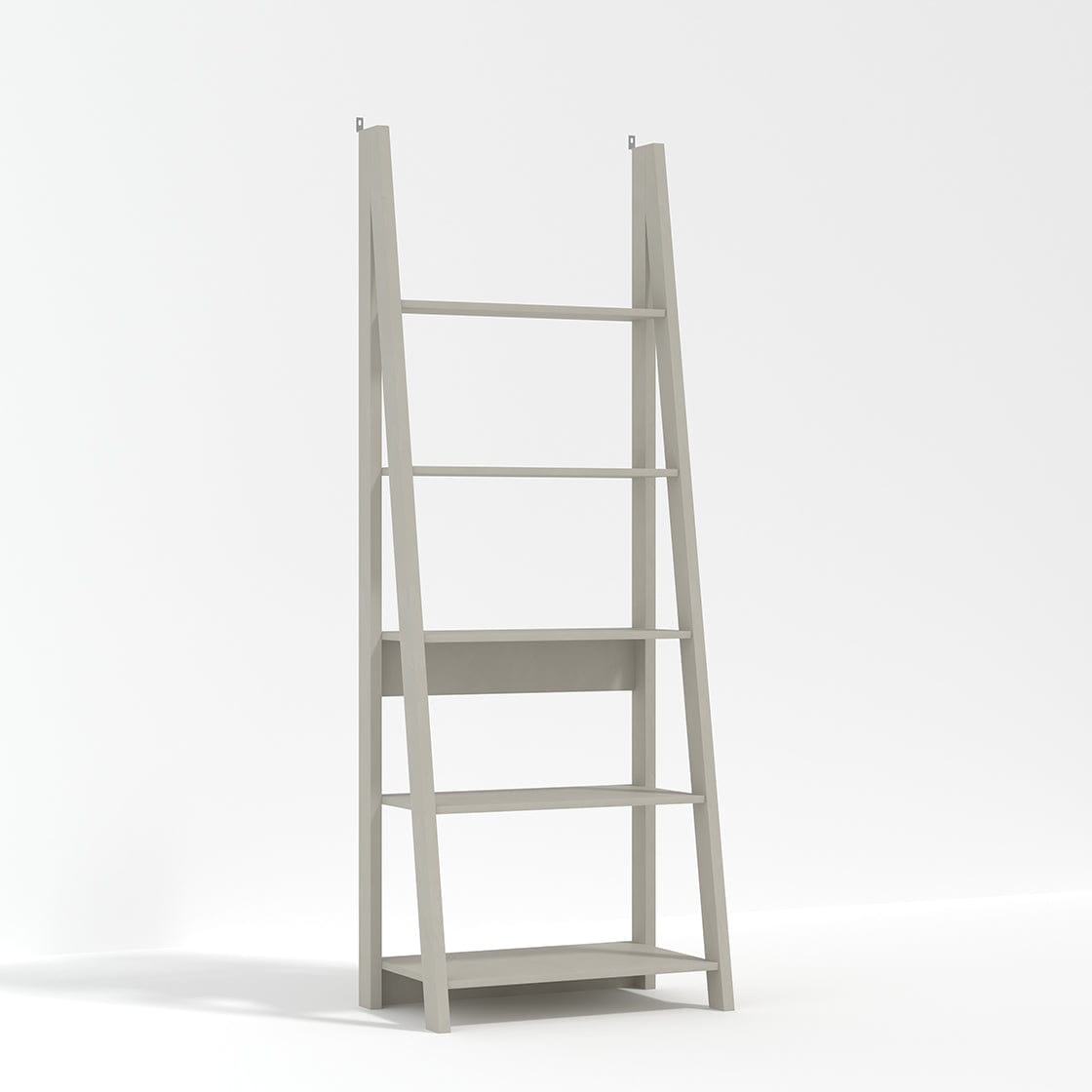 LPD Bookcase Tiva Ladder Bookcase Grey Bed Kings