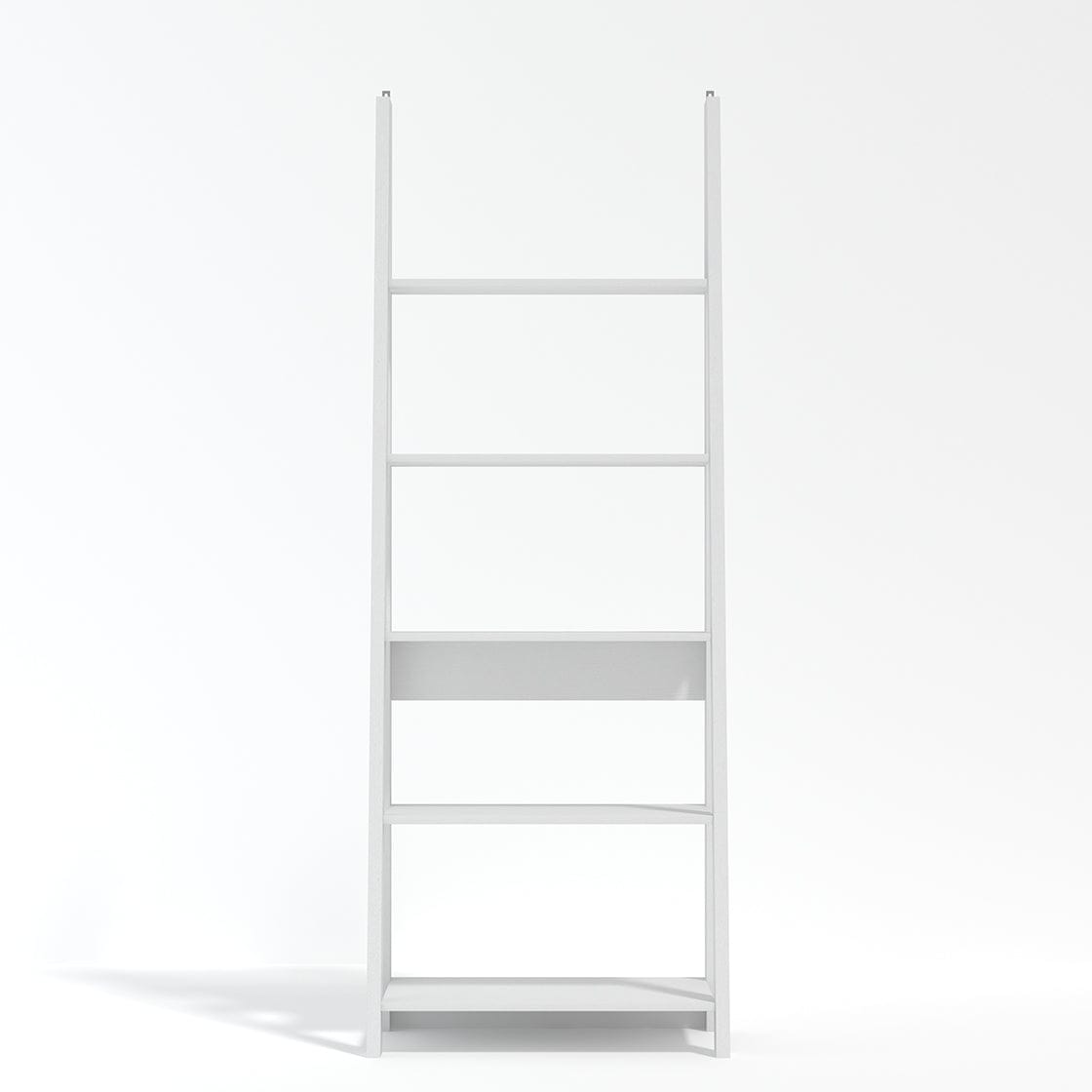 LPD Bookcase Tiva Ladder Bookcase White Bed Kings