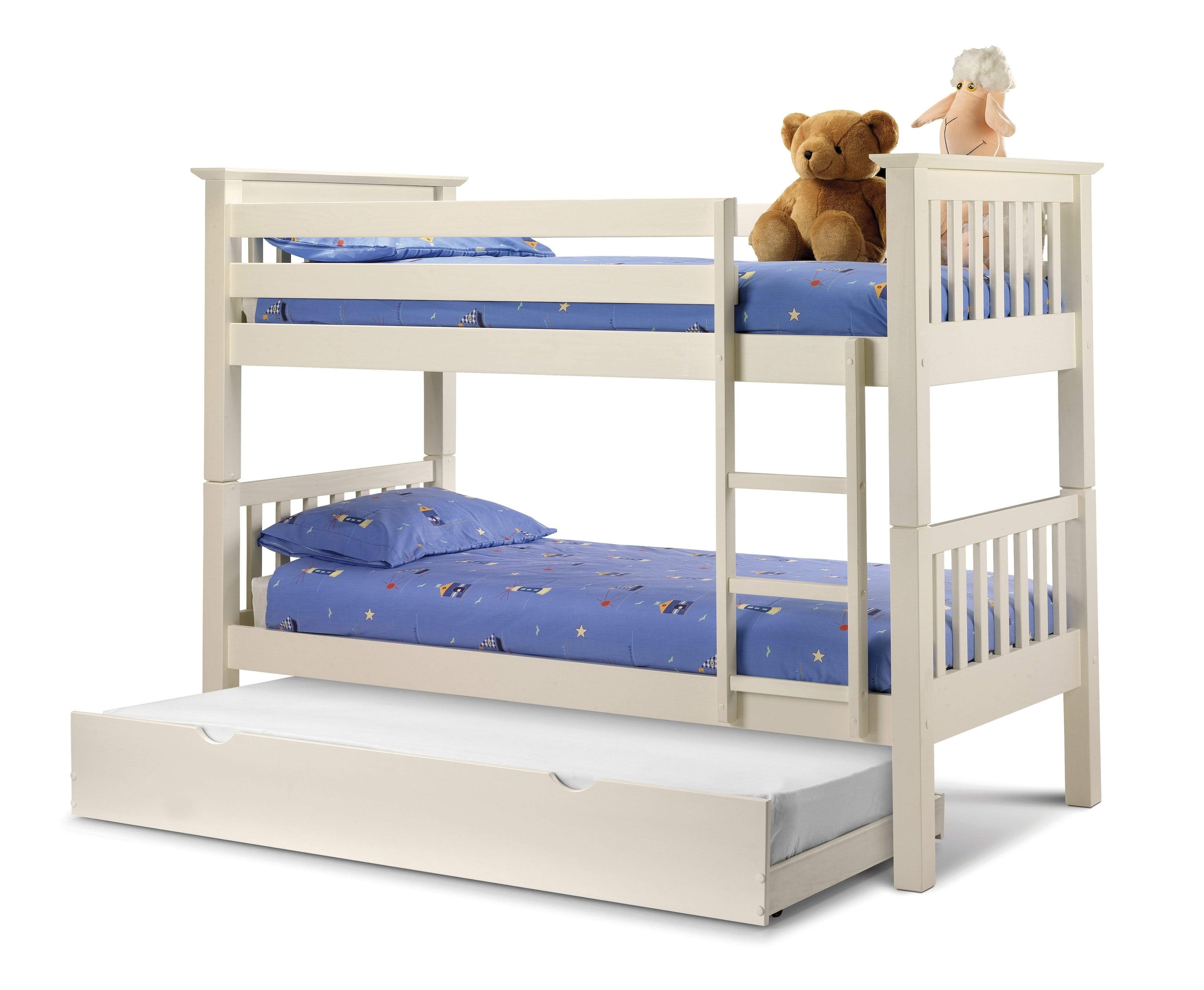 Julian Bowen Bunk Bed Barcelona Bunk Stone White Bed Kings