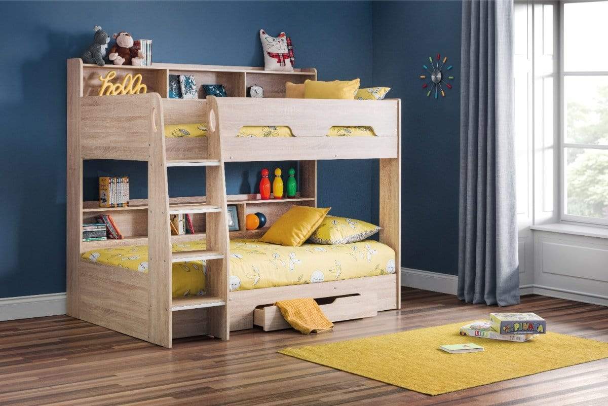 Julian Bowen Bunk Bed Orion Bunk Bed - Sonoma Oak Bed Kings