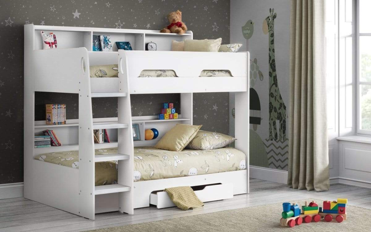 Julian Bowen Bunk Bed Orion Bunk Bed - White Bed Kings