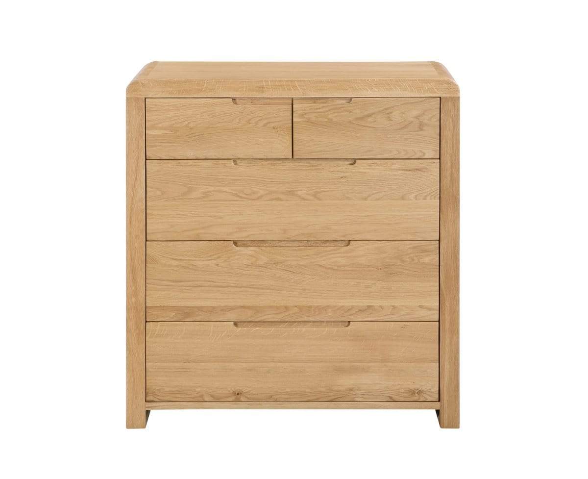 Julian Bowen Chest Of Drawers Curve 3+2 Drw Chest Bed Kings