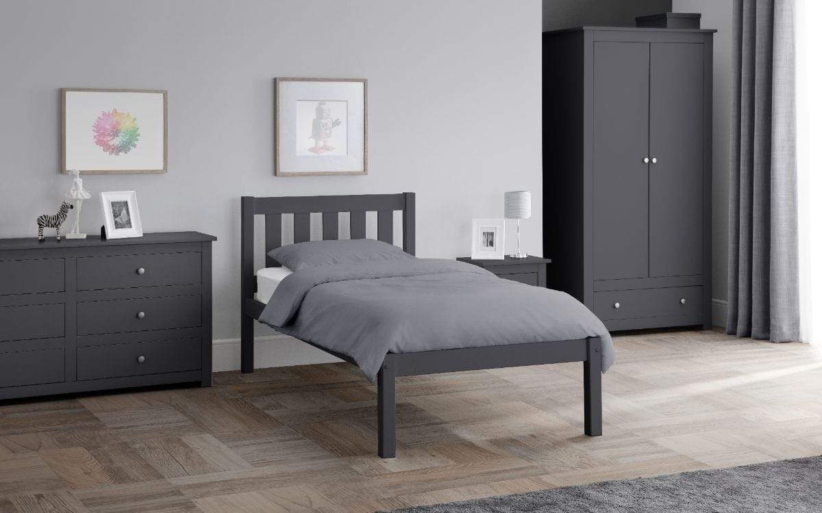 Julian Bowen Chest Of Drawers Radley 6 Drawer Chest - Anthracite Bed Kings