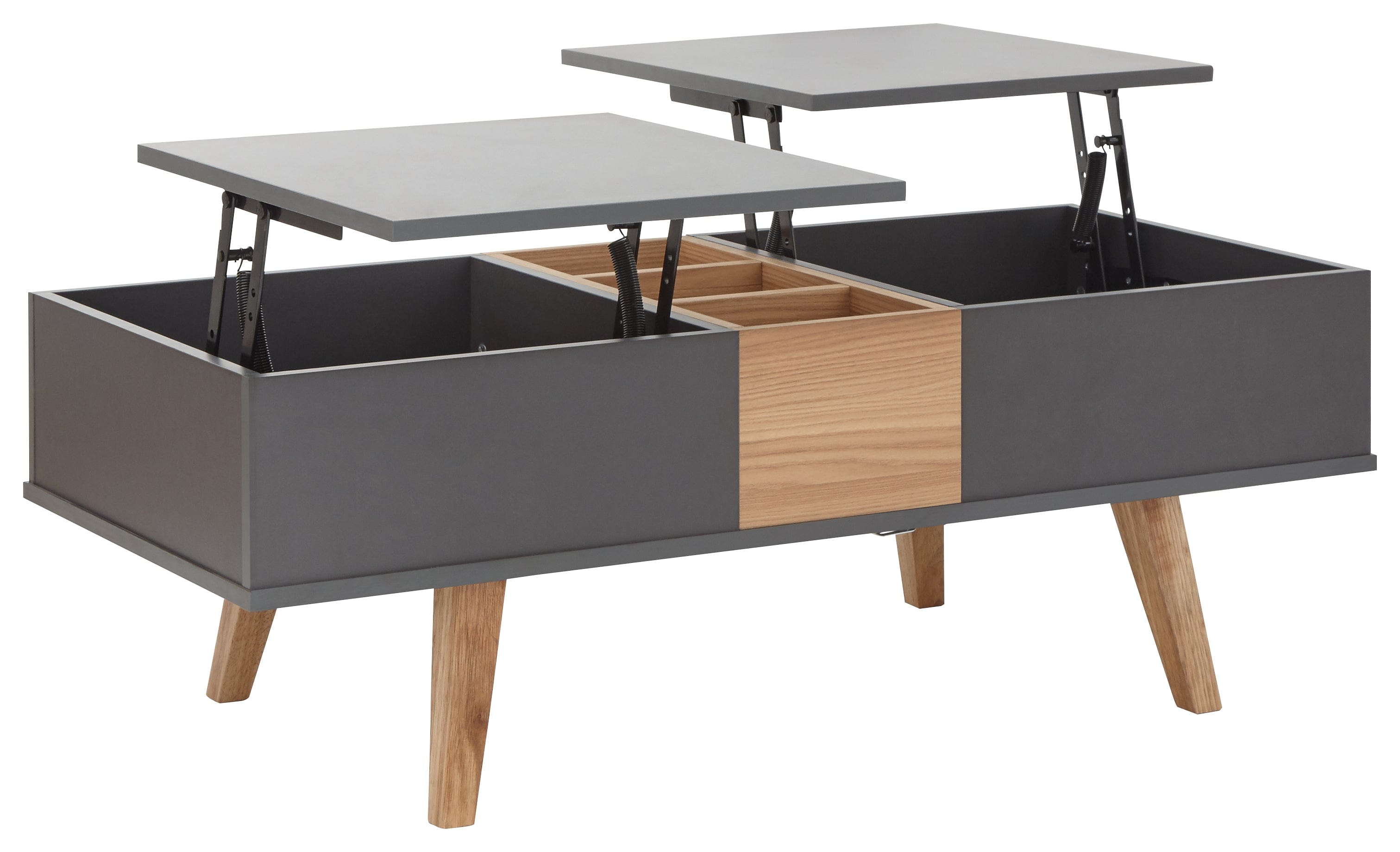 GFW Coffee Table Modena Double Lifting Coffee Table Bed Kings