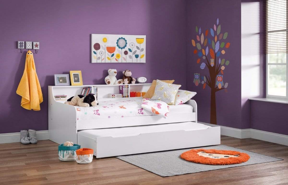 Julian Bowen Day Bed Grace Pure White Daybed Only Bed Kings