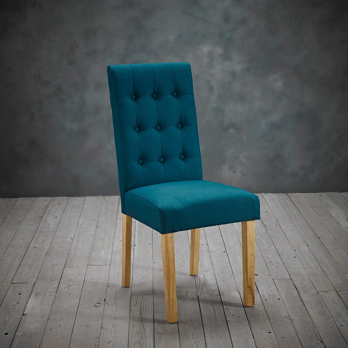 LPD Dining Chairs Roma Chair Teal (Pack of 2) Bed Kings