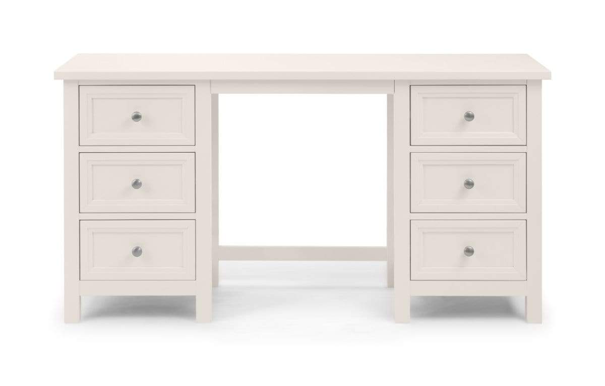 Julian Bowen DRESING TABLE Maine Dressing Table - Surf White Bed Kings