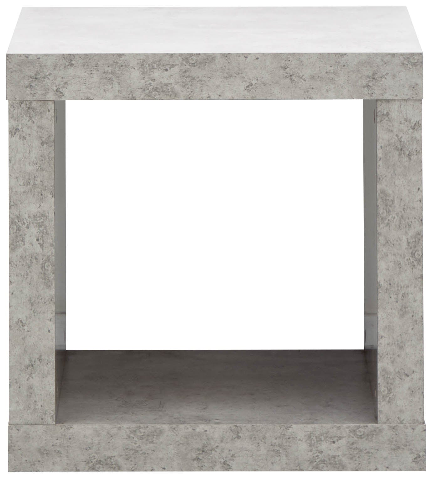 GFW Lamp Table Bloc Cube Table Cube Concrete - GFW Bed Kings