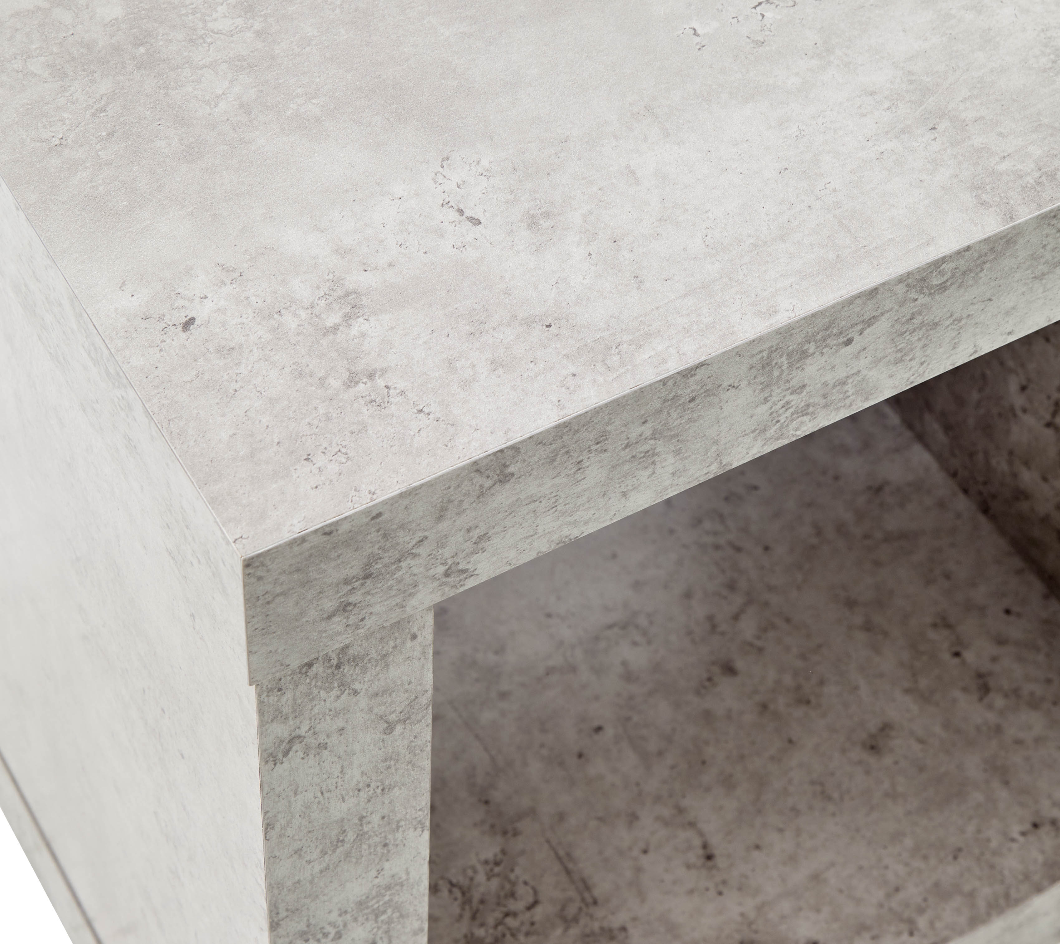 GFW Lamp Table Bloc Cube Table Cube Concrete - GFW Bed Kings