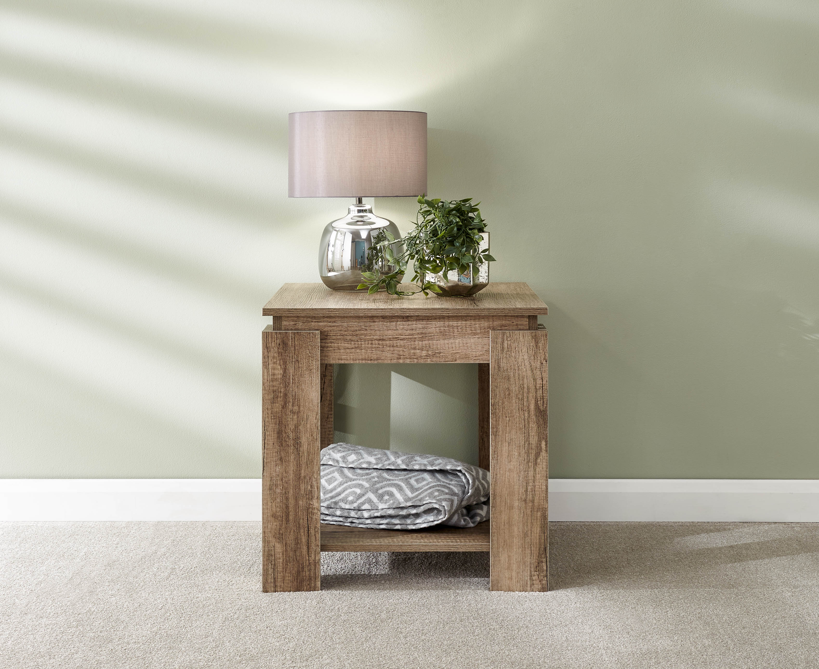 GFW Lamp Table Canyon Oak Lamp Table Bed Kings