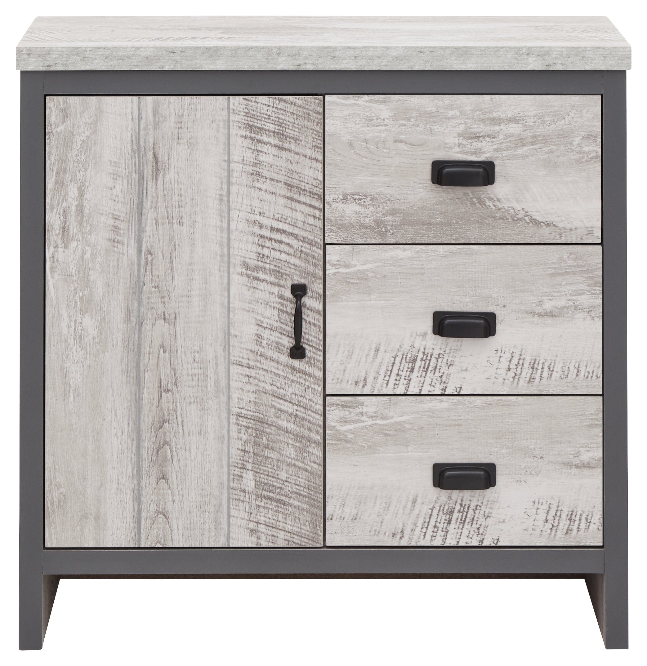 GFW Sideboard Boston Multi Unit Grey Bed Kings