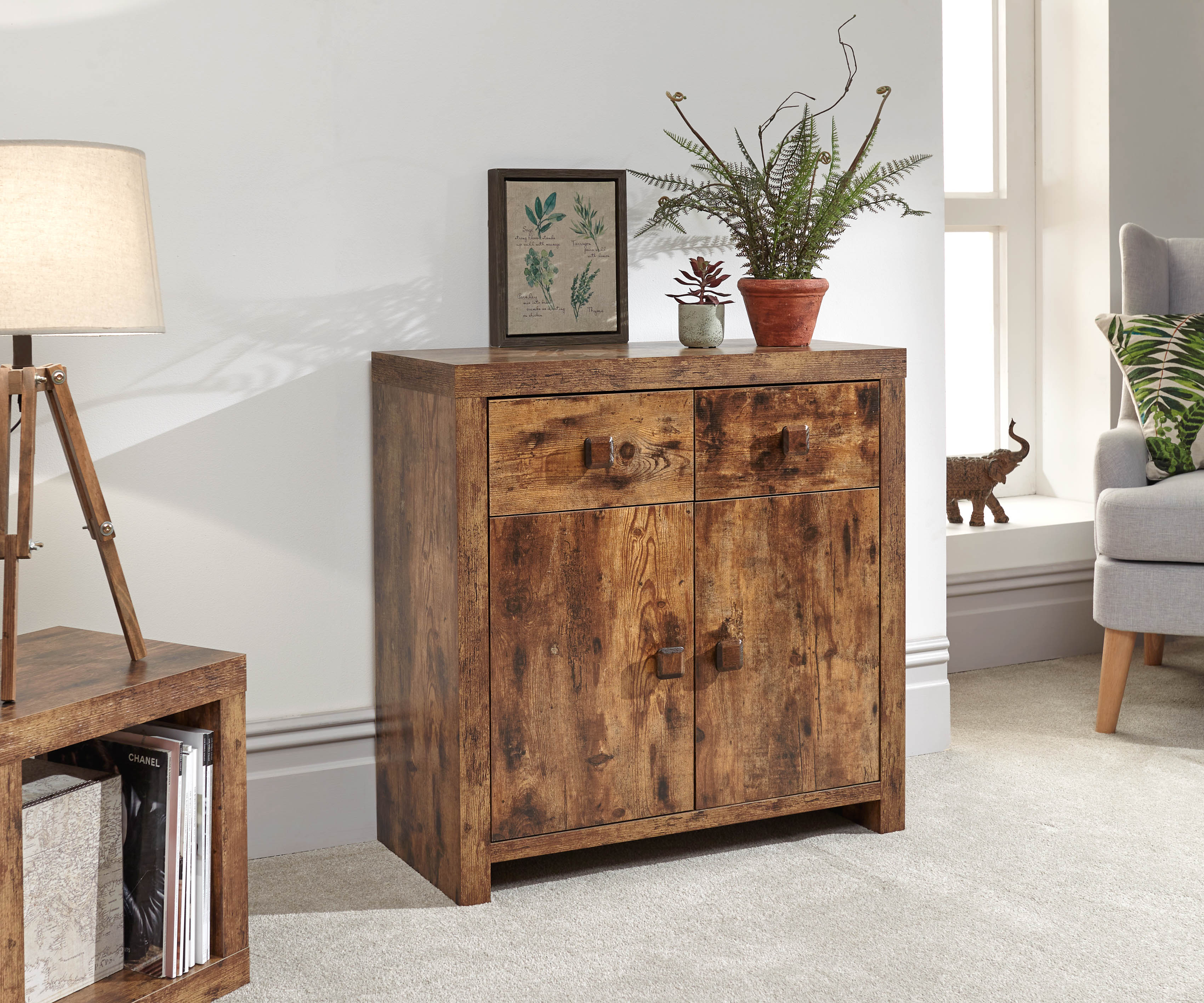 GFW Sideboard Jakarta Compact Sideboard Mango - GFW Bed Kings