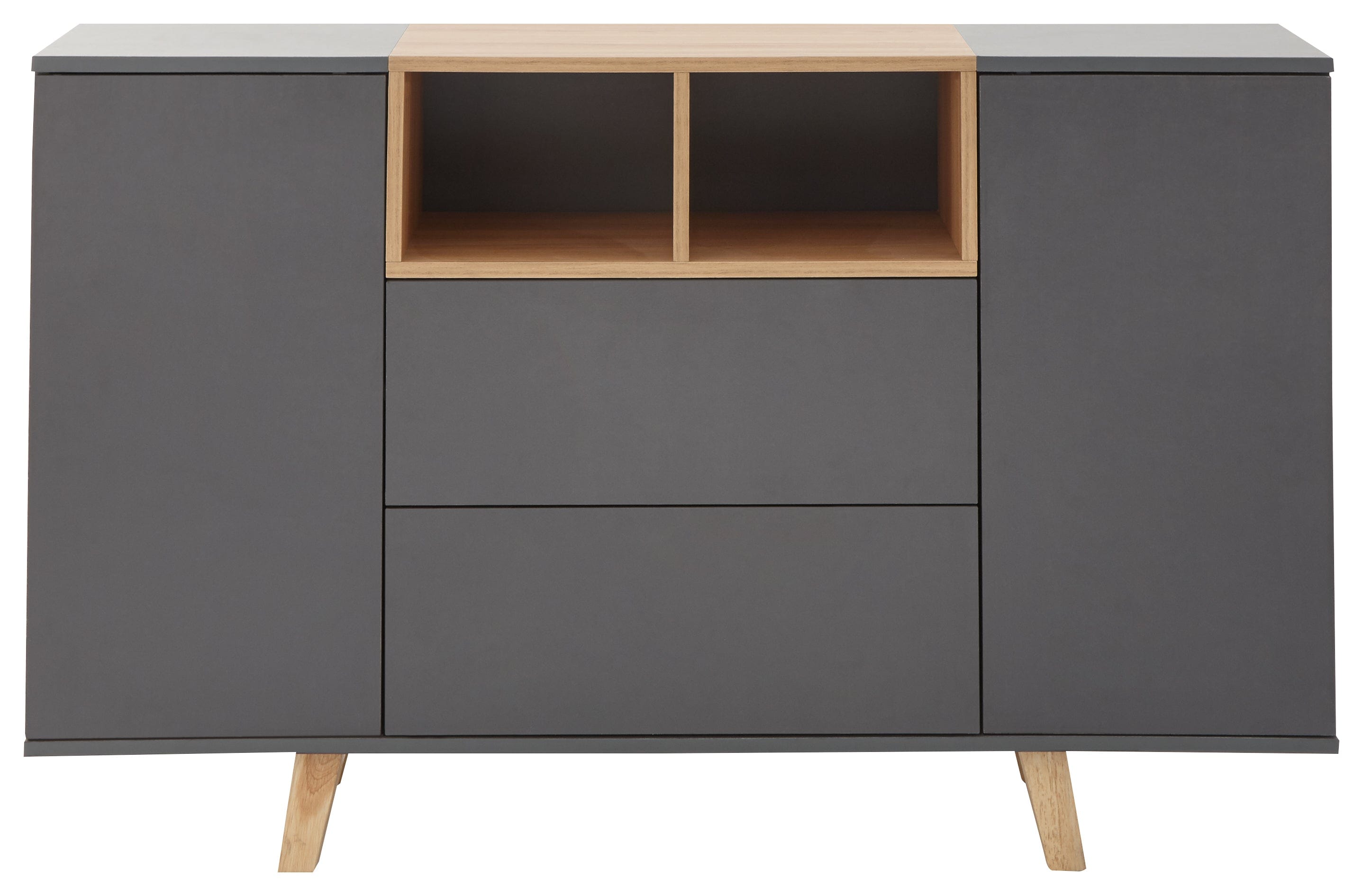 GFW Sideboard Modena Sideboard Console Grey Bed Kings