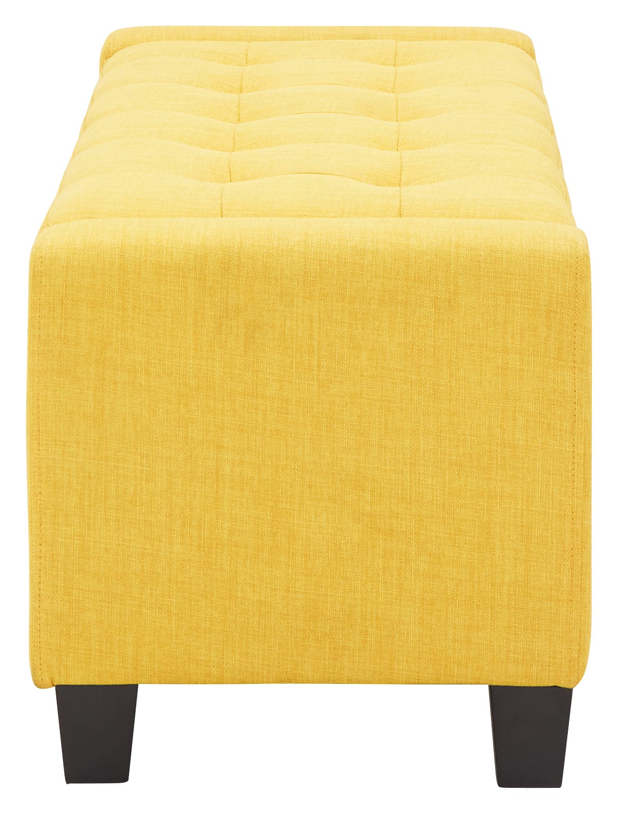 GFW Storage Ottoman Verona Ottoman Bench Mustard Fabric Bed Kings