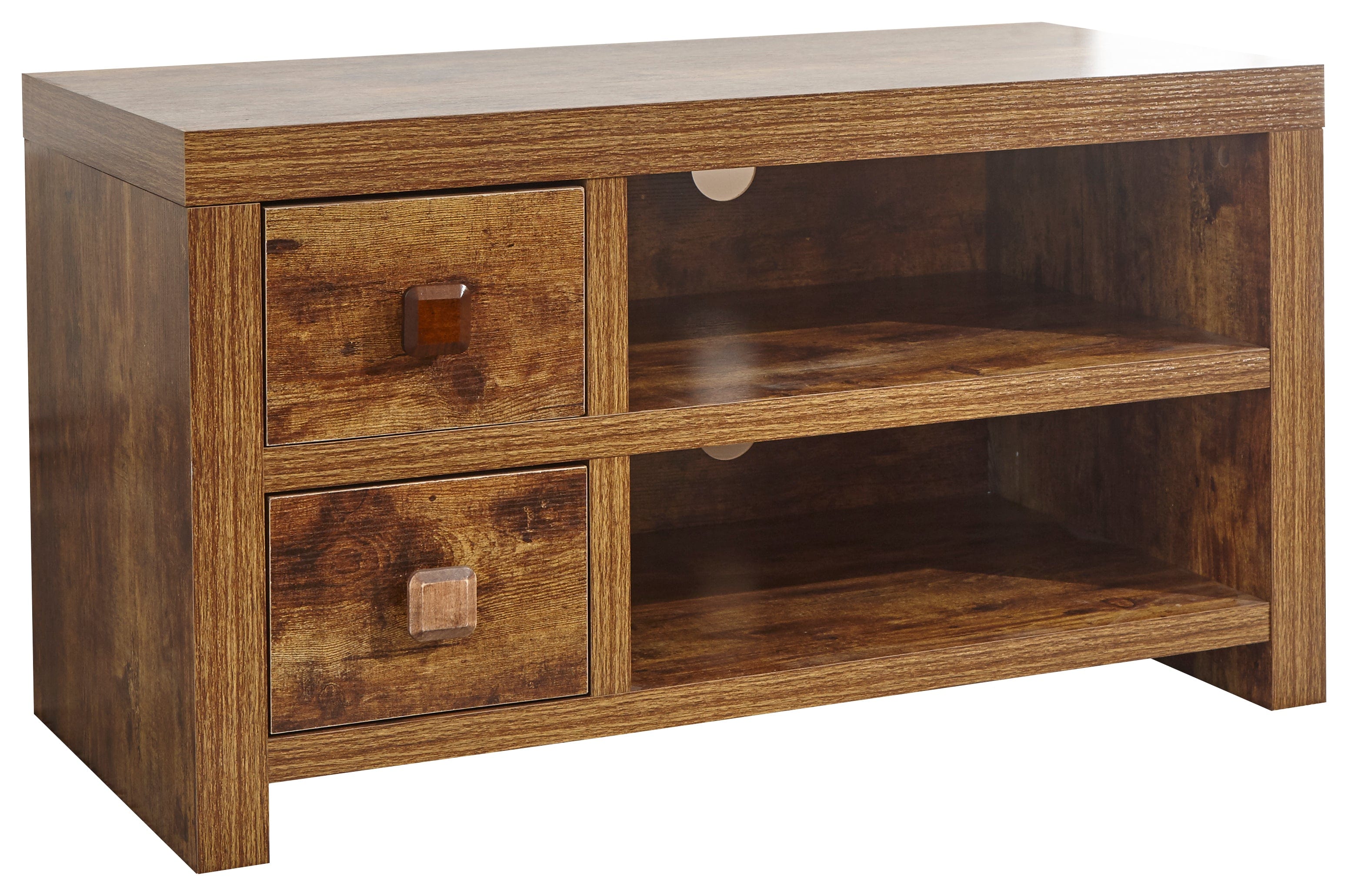 GFW TV Unit Jakarta 2 Drawer TV Unit Mango Bed Kings