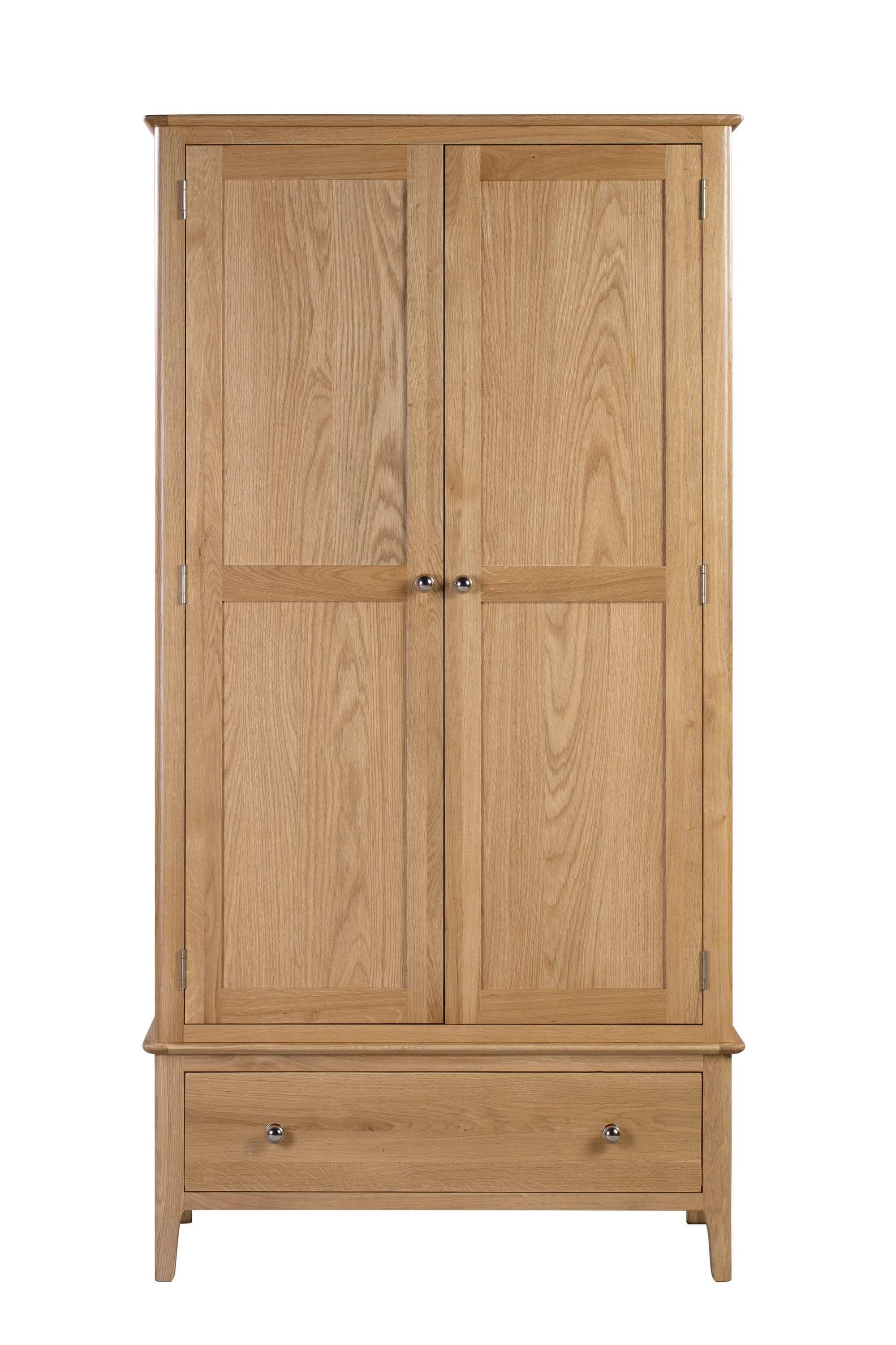 Julian Bowen Wardrobe Cotswold 2 Door 1 Drawer Wardrobe Bed Kings