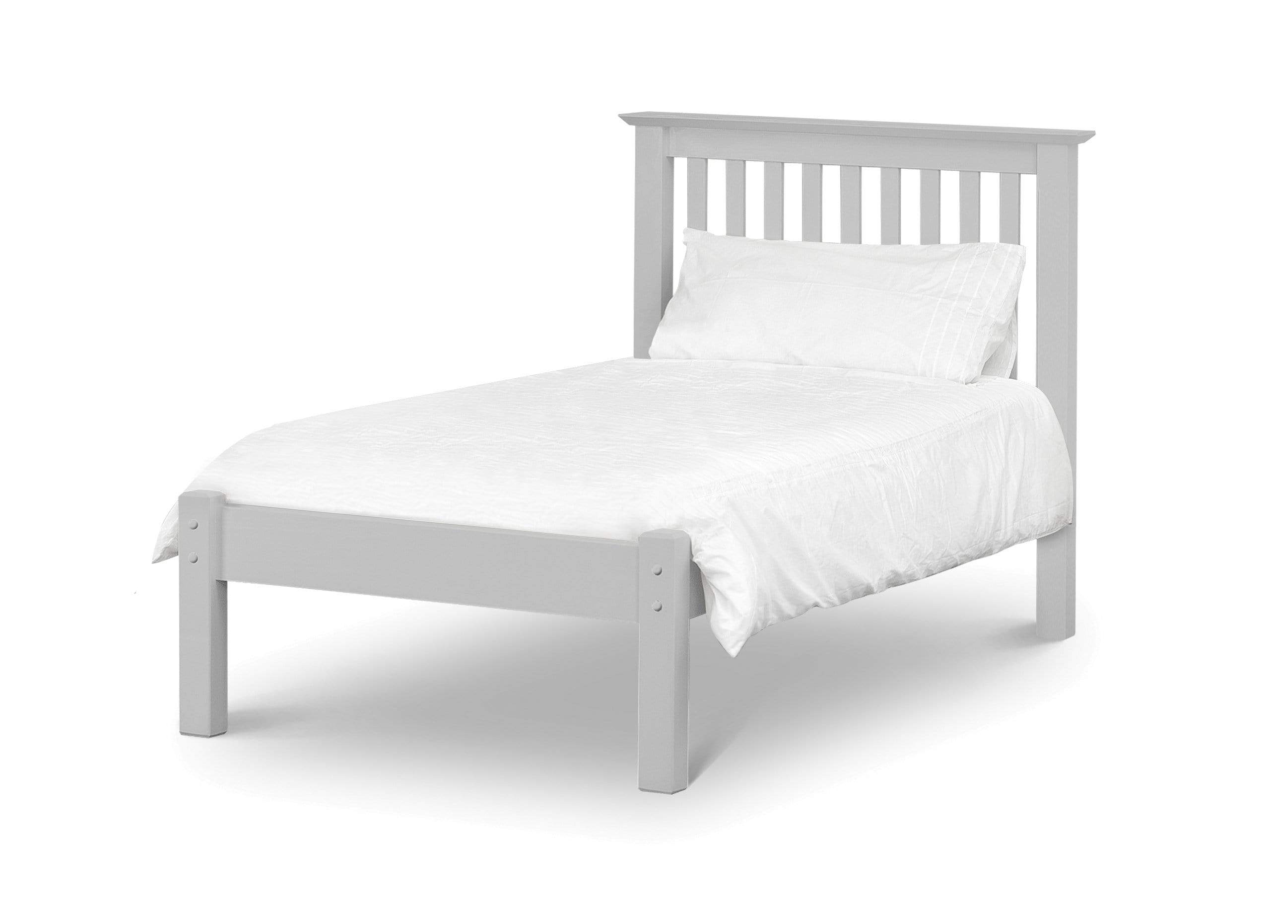 Julian Bowen Wood Bed Barcelona Bed Lfe - Dove Grey - Wood - Dove Grey Bed Kings