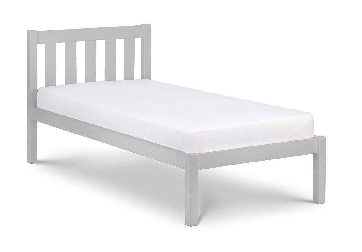 Julian Bowen Wood Bed Luna Bed 90Cm Dove Grey Bed Kings