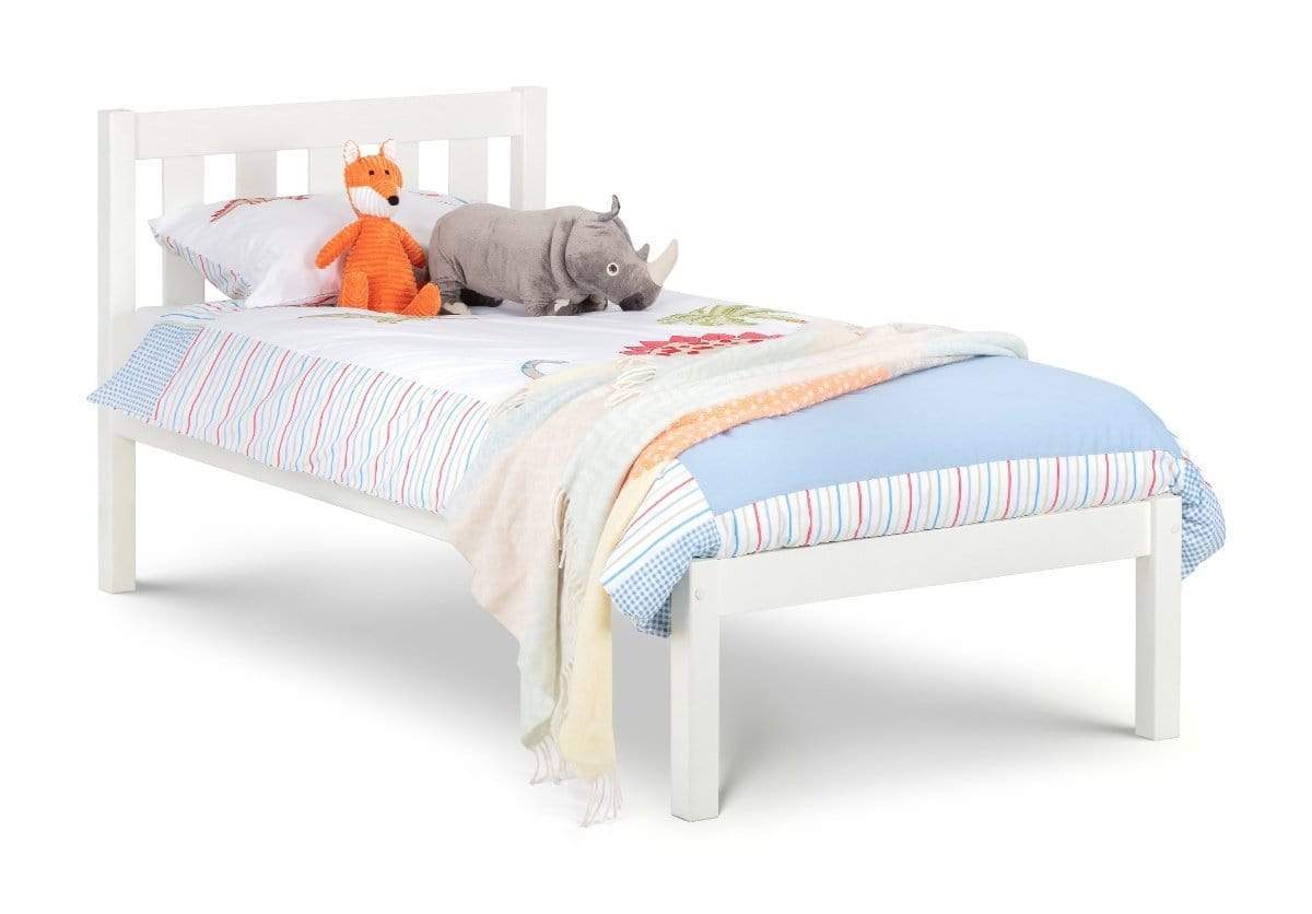 Julian Bowen Wood Bed Luna Bed 90Cm Surf White Bed Kings